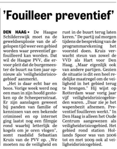 20190702 Artikel preventief foulleren